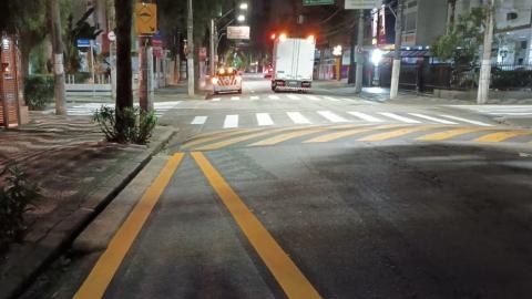 nova sinalização na via #paratodosverem 