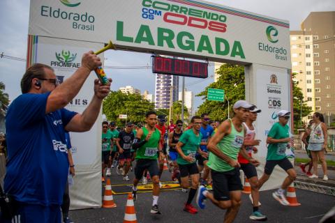 Largada da Corrida ODS. #Paratodosverem
