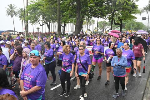 Caminhada Agosto Lilás. #Paratodosverem