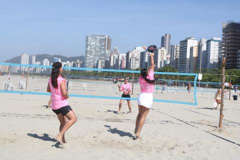 jogadas de beach tennis na praia. #Paratodosverem
