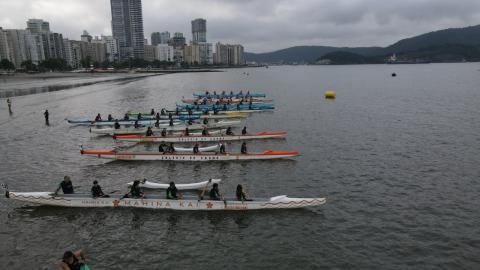 canoas no mar. #paratodosverem