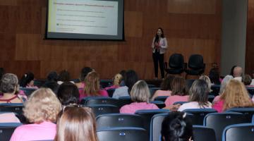 Palestra na Seduc Outubro Rosa. #Paratodosverem