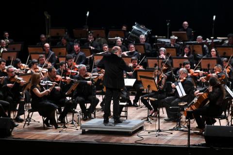 Orquestra Sinfônica de Santos. #Paratodosverem