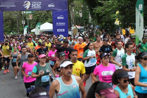 corredores em largada de prova #paratodosverem