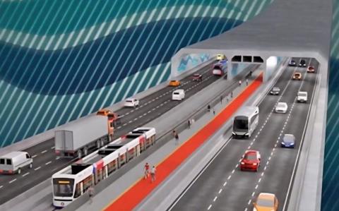 persepctiva do túnel quando estiver pronto #paratodosverem