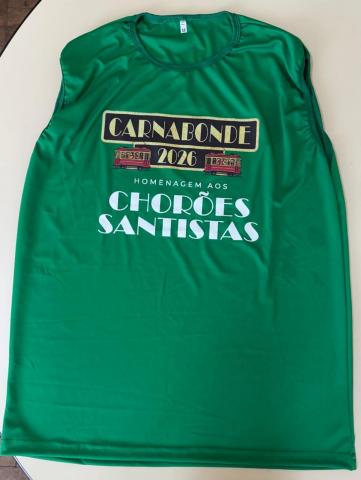 Evento presta homenagem ao conjunto Chorões Santistas. Foto: divulgação camisa verde do carnabonde #paratodosverem