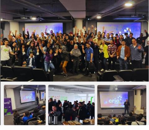 participantes no evento #paratodosverem