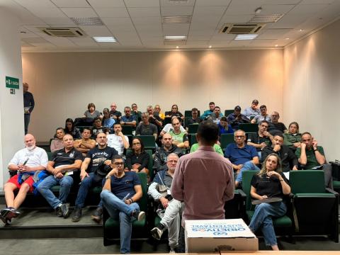 Apresentação reforçou que esporte funciona como ferramenta de desenvolvimento humano - foto: divulgação