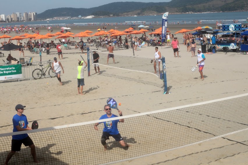 2º Santista de Beach Tennis é marcado por disputas acirradas e