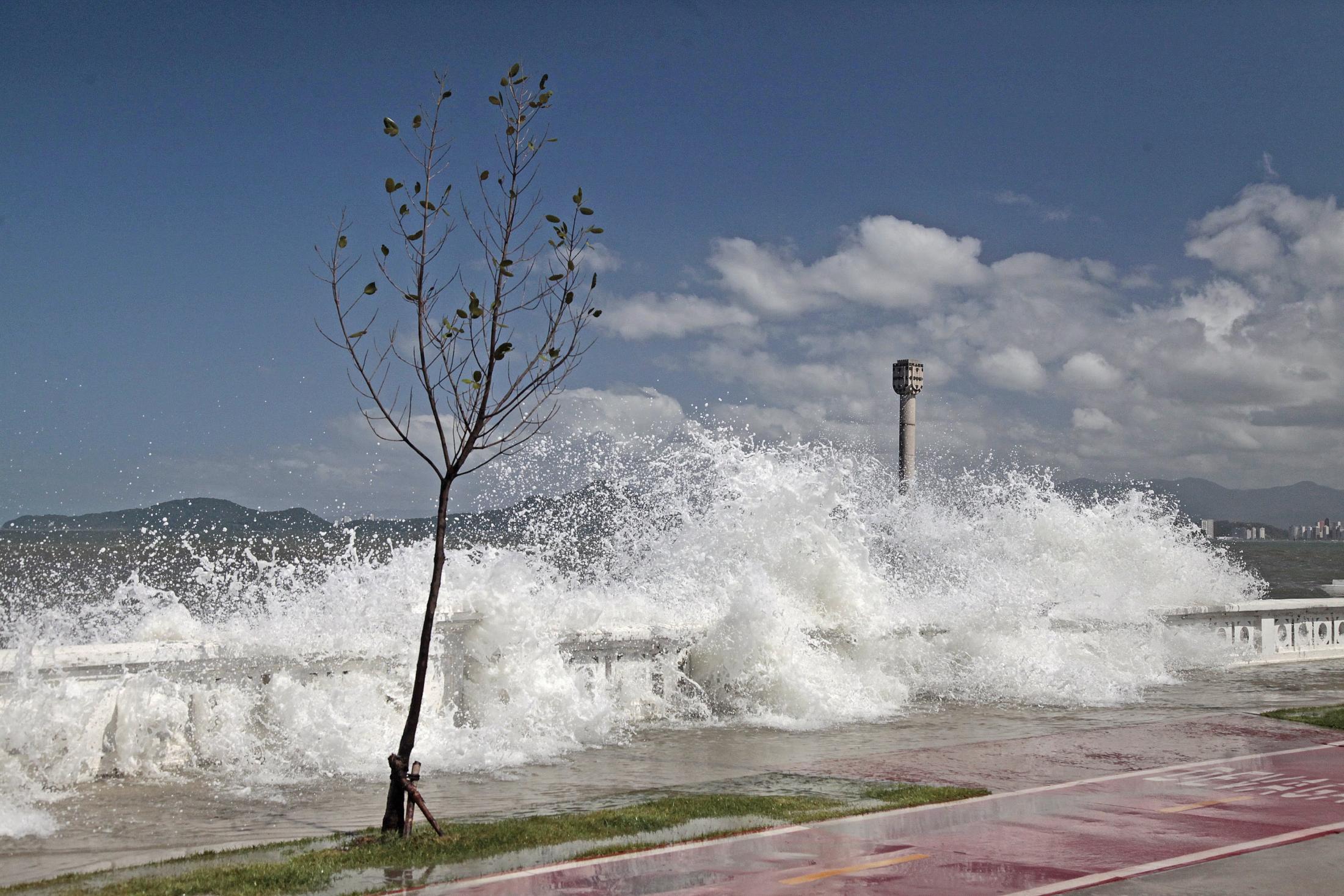 Registro das ações climáticas de Santos em 2016