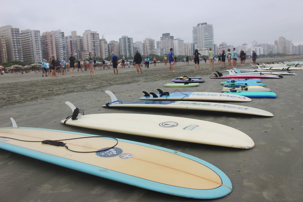 Berço do surfe, Santos usa o esporte para transformar vida de idosos e  pessoas com deficiência