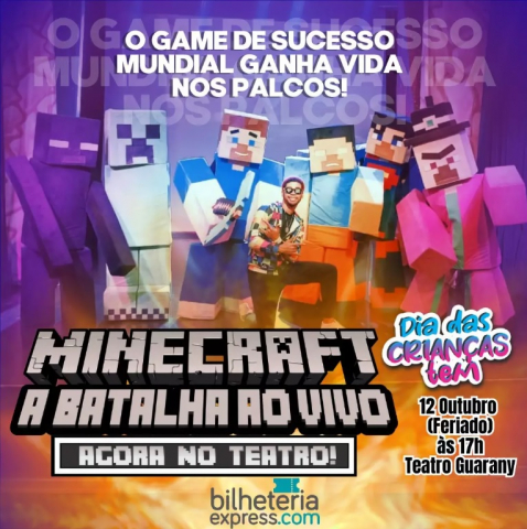 Espetáculo infantil “Roblox” retorna a São Luís neste sábado (30)