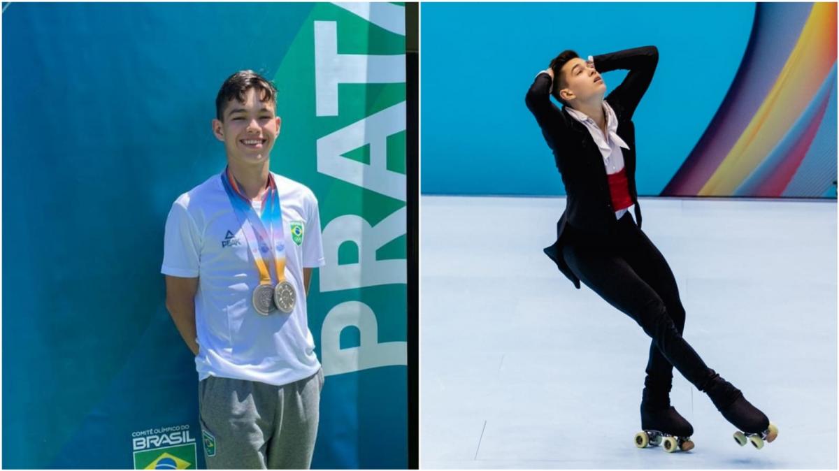 Patinadora artística y karateka de Santos ganan medallas en Juegos Sudamericanos