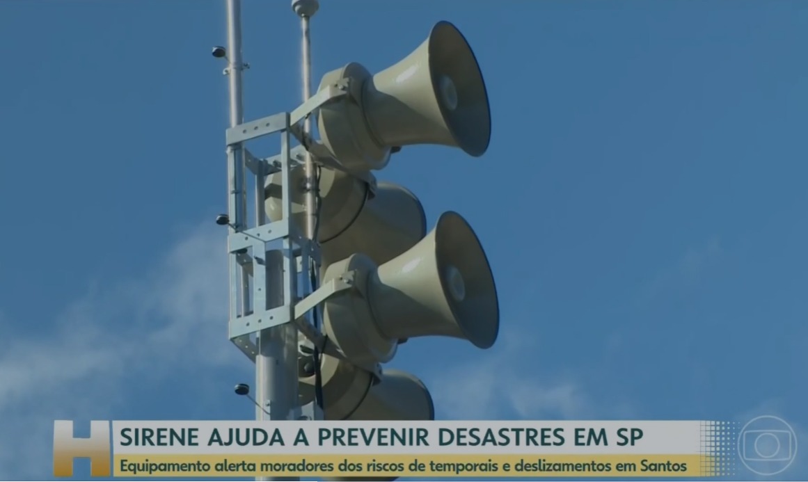 Defesa Civil entrega primeira sirene de alerta para situações de emergência