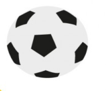 Desenho de uma bola de futebol