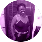 Círculo roxo com