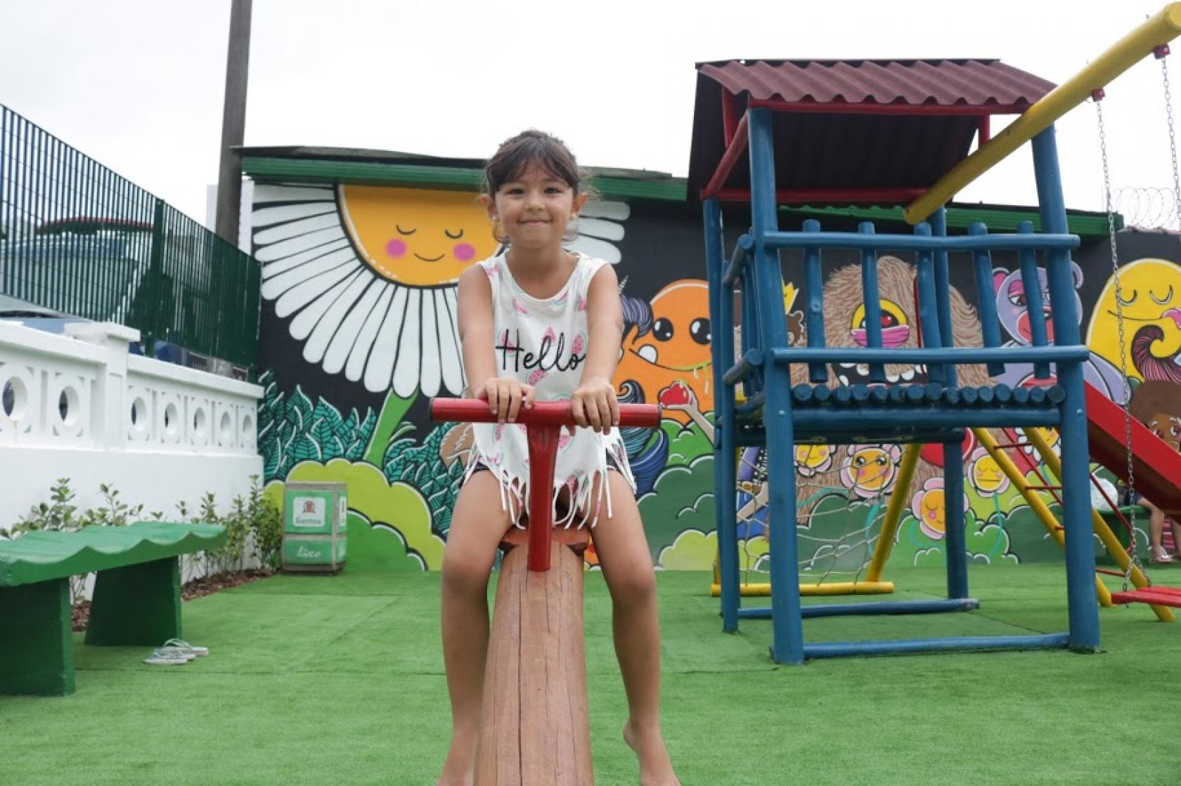 Entorno Da Gruta Do Jose Menino Em Santos Ganha Recanto Com Playground Prefeitura De Santos