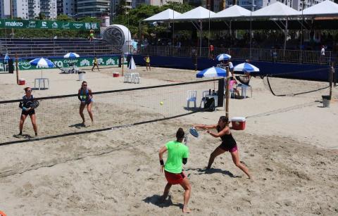 2º Santista de Beach Tennis é marcado por disputas acirradas e recorde de participantes
