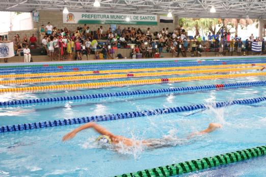 Piscina Olimpica De Santos Recebe Primeira Competicao Estadual Prefeitura De Santos