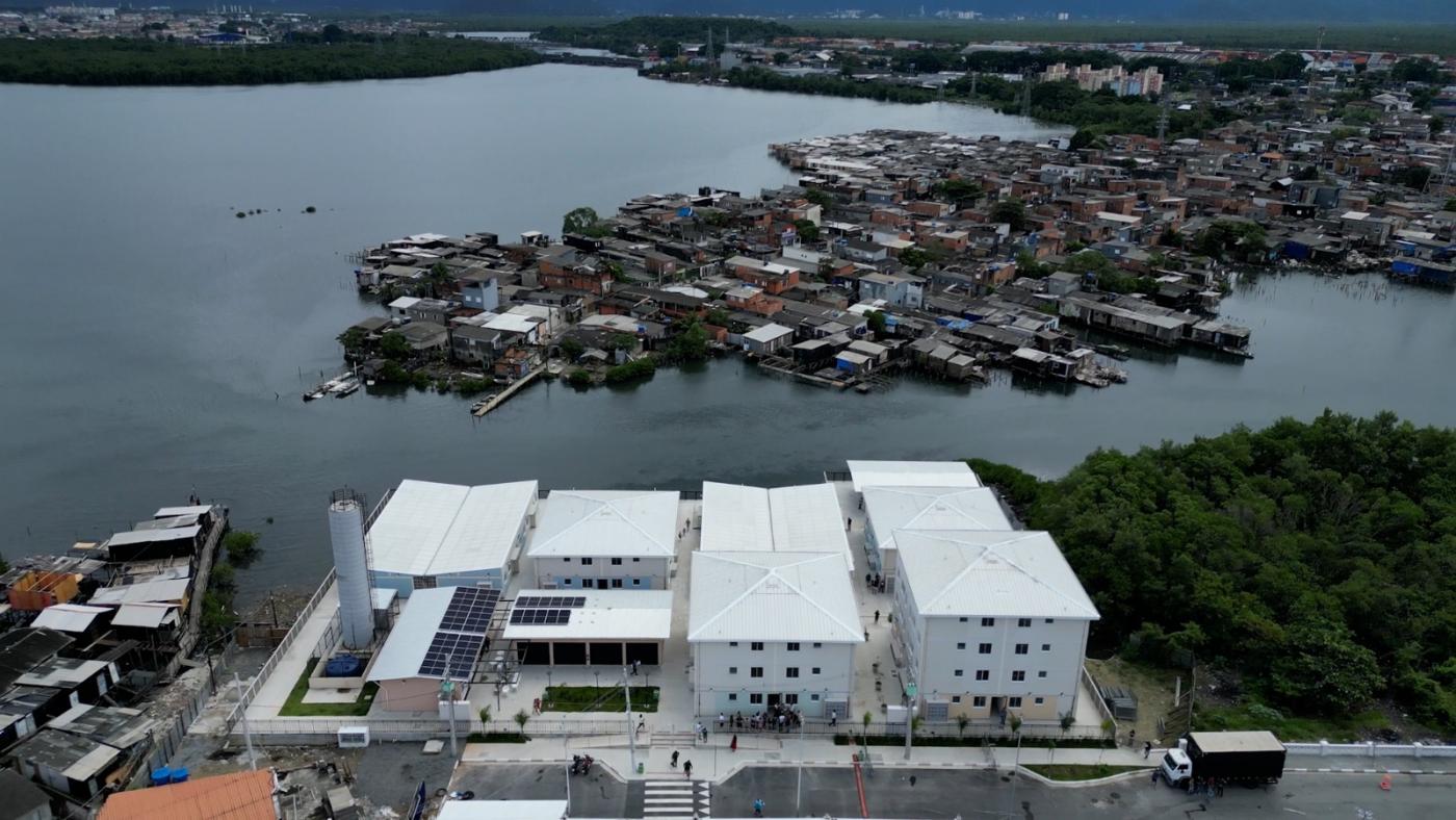 visão aérea do parque palafitas #paratodosverem
