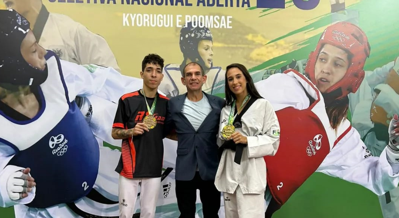 Lutadores de Santos garantem vaga no Mundial de Taekwondo no Azerbaijão