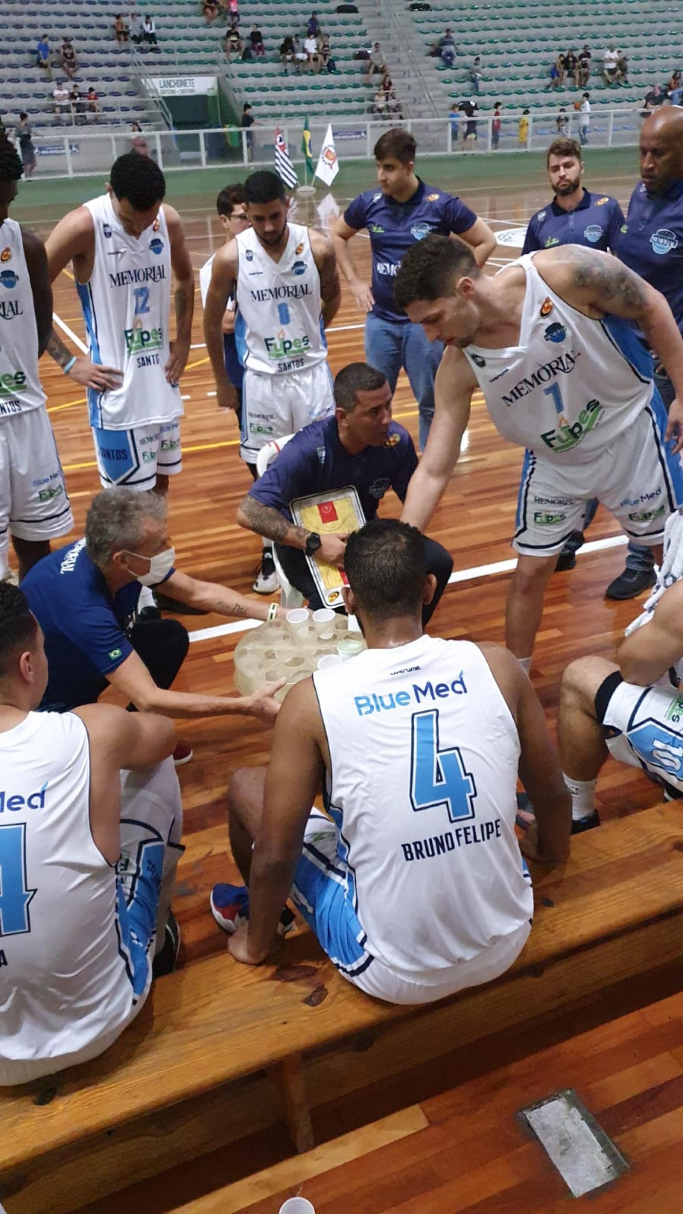 Equipe santista de basquete segue 100% no Campeonato Paulista da 1ª Divisão