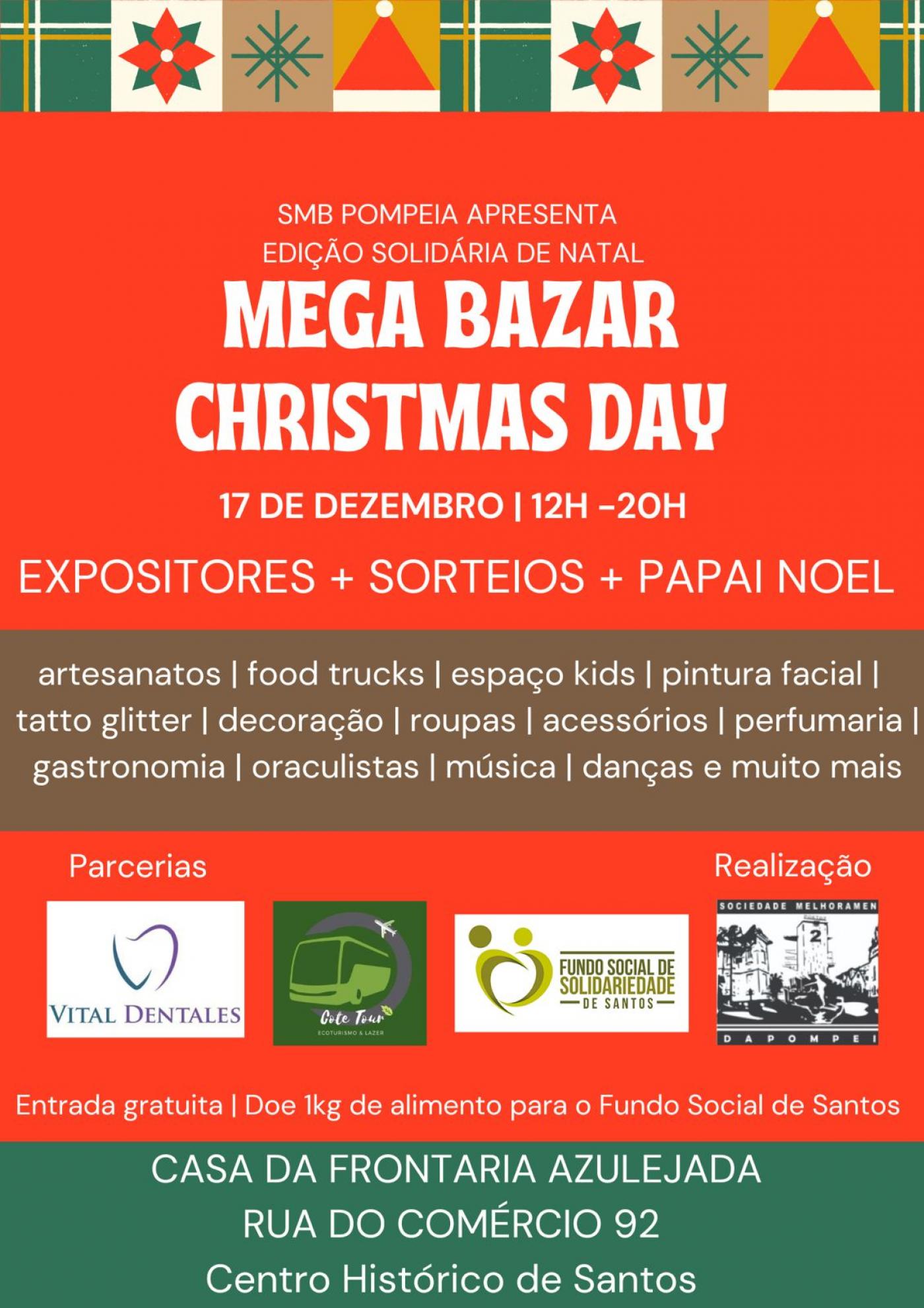 Bazar de Natal em Santos une solidariedade e atrações para crianças e pequenos empreendedores | Prefeitura de Santos Bazar de Natal em Santos une solidariedade e atrações para crianças e pequenos empreendedores | Prefeitura de Santos