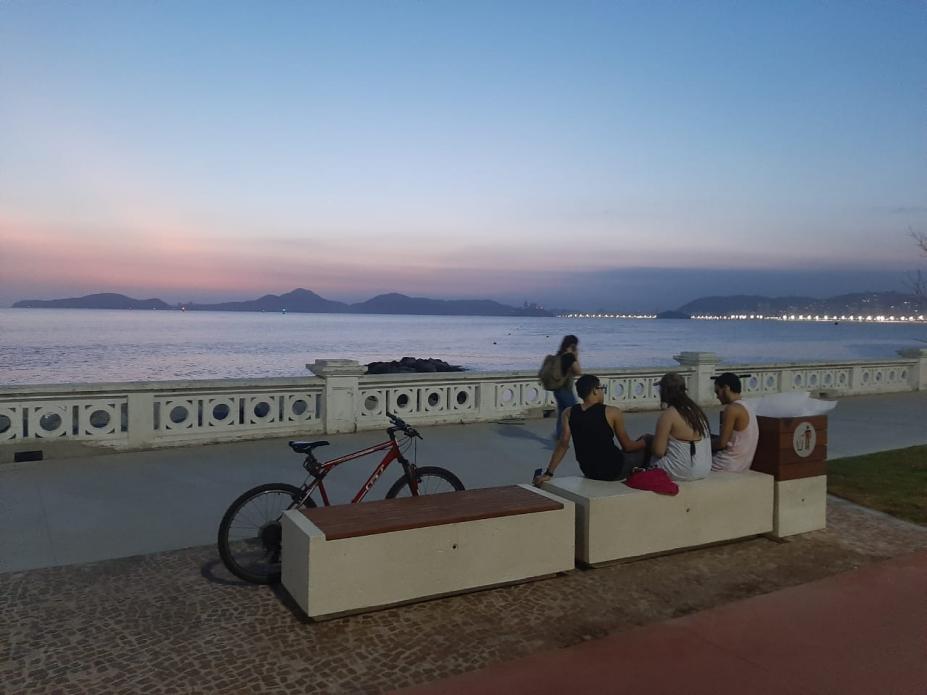 Get Wallpaper Nova Ponta Da Praia De Santos Recebe Bancos Paraciclos Floreiras For Android